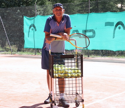 Photo de Thierry Lamarre Gérant des stage de tennis adultes et jeunes dans le Val d'Allos