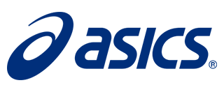 logo du fabricant d'equipement de tennis asics partenaire du Val d'Allos international tennis camp 