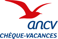 logo de l'agence national pour les chèques vacances partenaire des stages de tennis du val allos international tennis camp